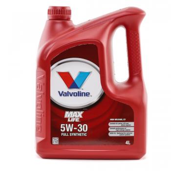 Valvoline Max Life 5W30 C3 4 Lt Premium Full Synthetic Motor Yağı