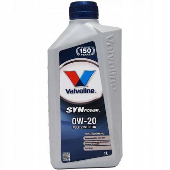 Valvoline Synpower FE 0W20 1 Lt Premium Full Synthetic Motor Yağı 872583