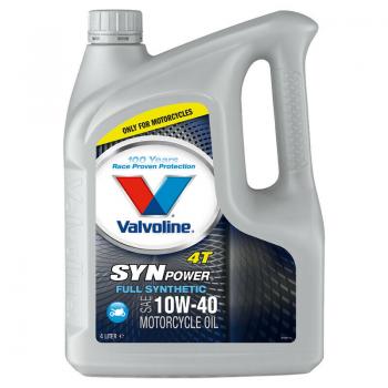 Valvoline SynPower 4T 10W40 4 Lt Premium Full Synthetic MotorCycle Yağı