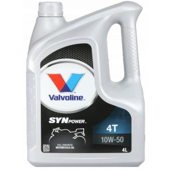 Valvoline SynPower 4T 10W50 4 Lt Premium Full Synthetic MotorCycle Yağı